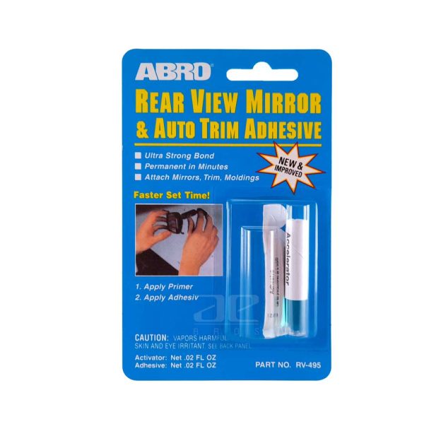 Abro - Adhesivo de Espejo Retrovisor - 12 unidades