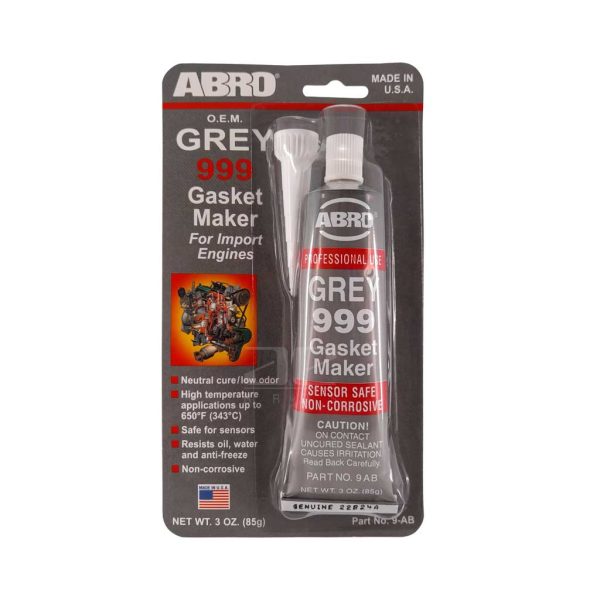 Abro - Silicona Gris 999 / Gasket Maker Grey 999 - 85 g - 12 unidades