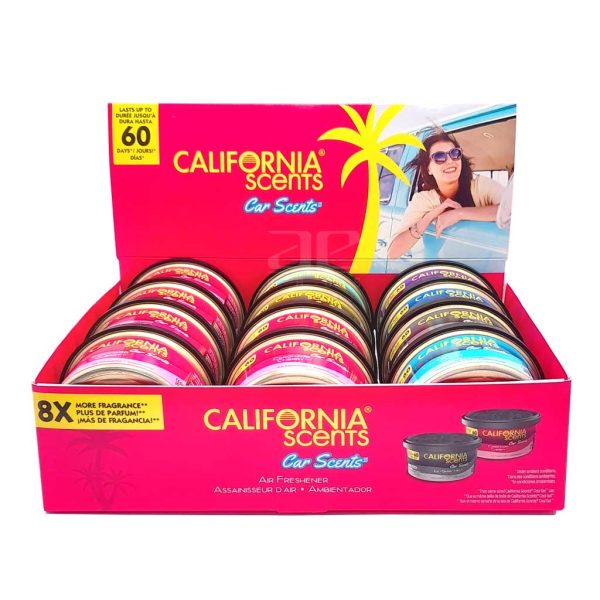 California - Scents - Ambientador - Variedad - Pack Display - 12 unidades