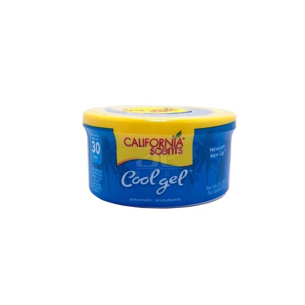 California - Scents - Cool gel - Newport - New car- 70 g - 12 unidades