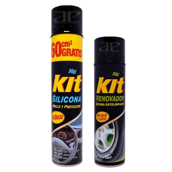 Kit – Pack - Silicona 420 cc + Renovador 360 cc - 12 unidades
